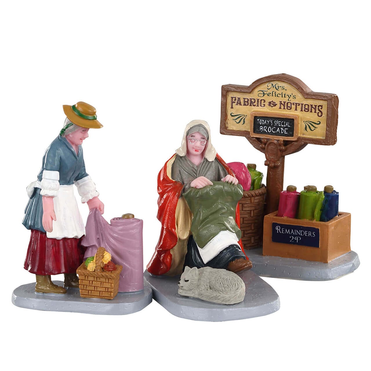 lemax-fabric-vendor-marchande-de-tissus-avec-chat-caddington image 1