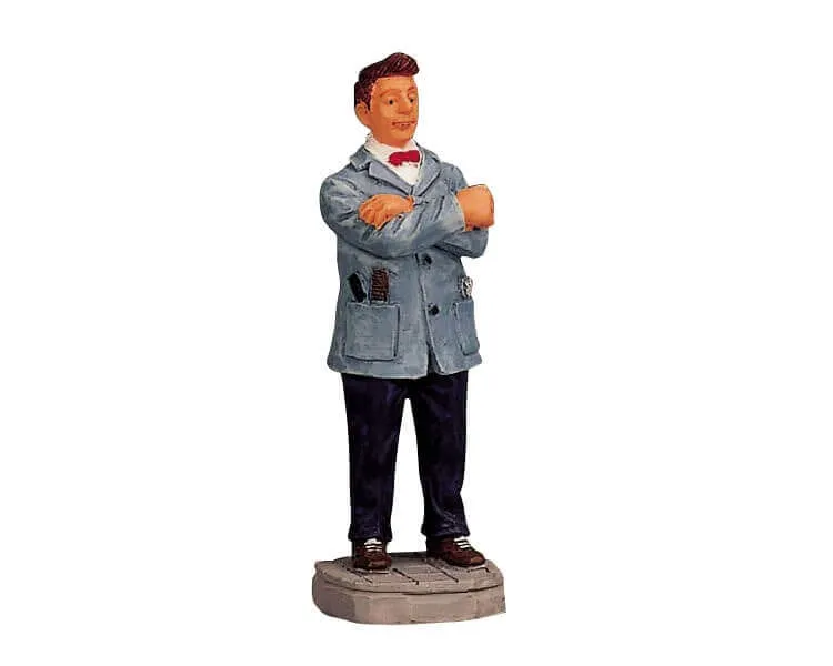 lemax-barber-figurine-miniature-barbier-de-village image 1