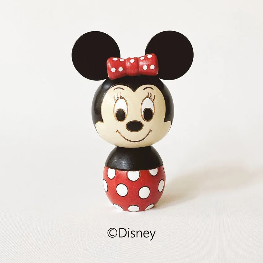 usaburo-kokeshi-minnie-figurine-kokeshi-disney-12-cm image 1