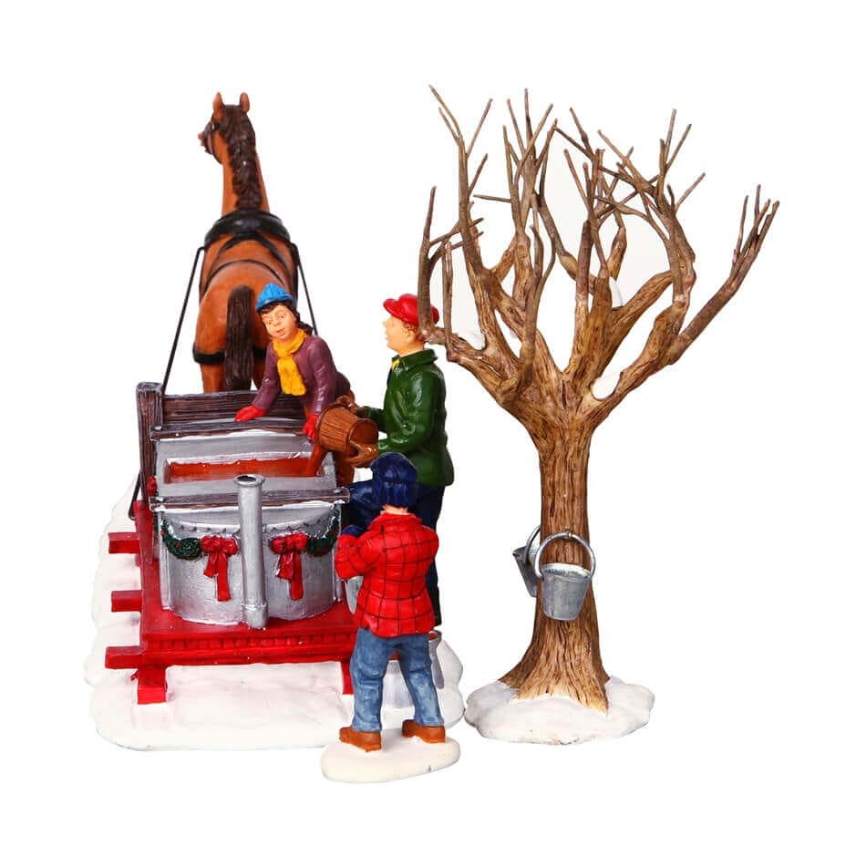lemax-maple-syrup-sled-set-of-3-tra-neaux-sirop-d-rable image 4