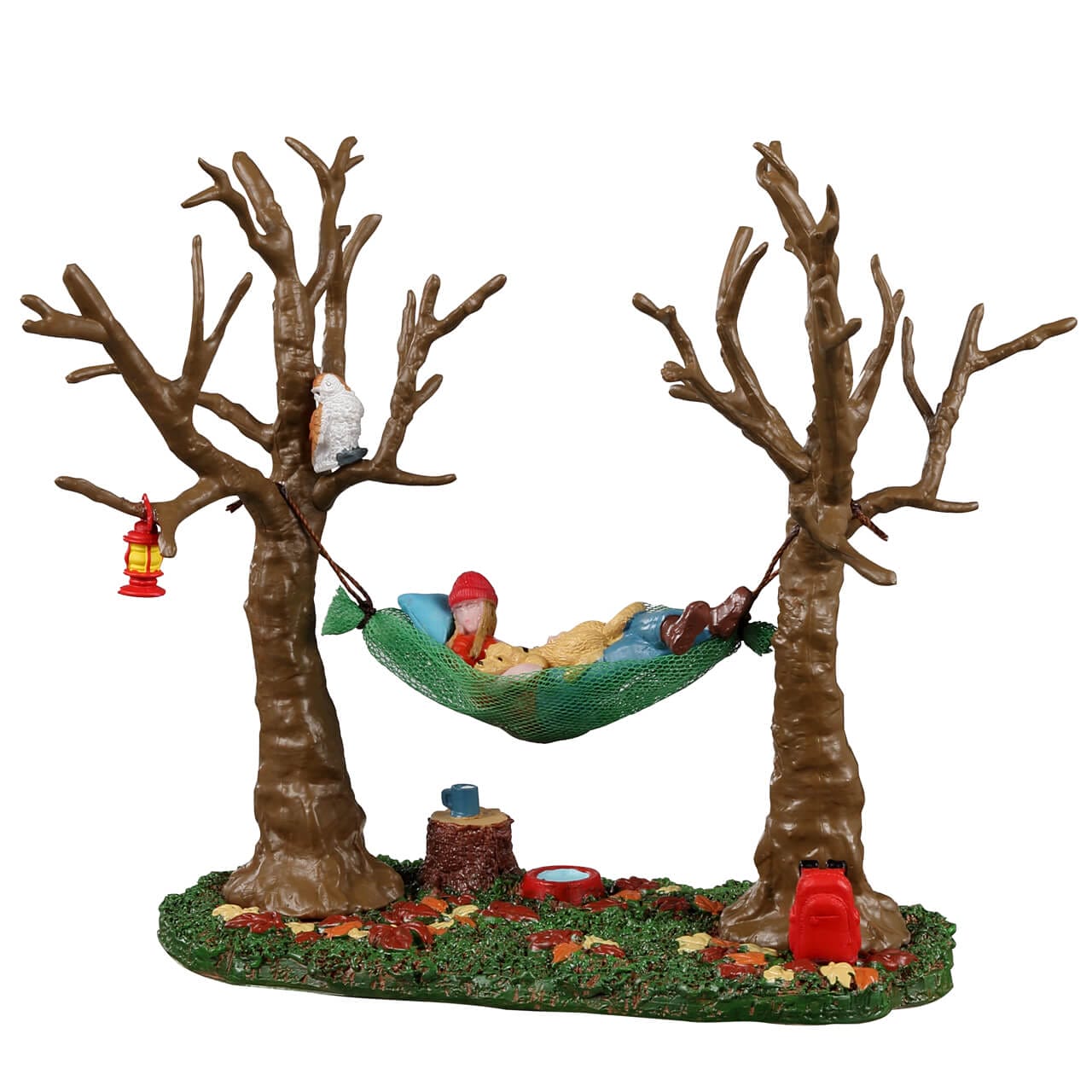 lemax-camping-hammock-buddy-figurine-hamac-camping image 1