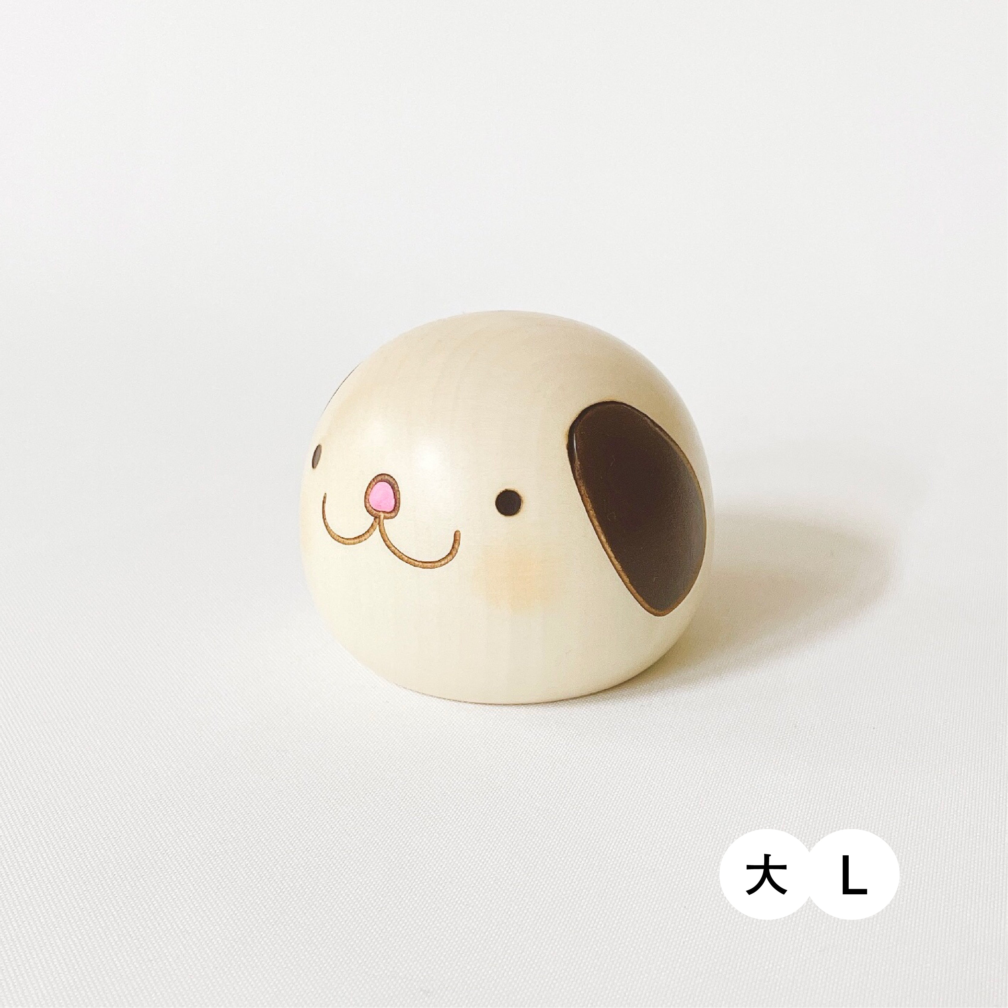 usaburo-kokeshi-yurakoro-chien-bascule-taille-l-75-mm image 6