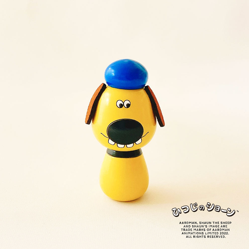 usaburo-kokeshi-shaun-the-sheep-bitzer-figurine-culbuto-yura-koro image 3