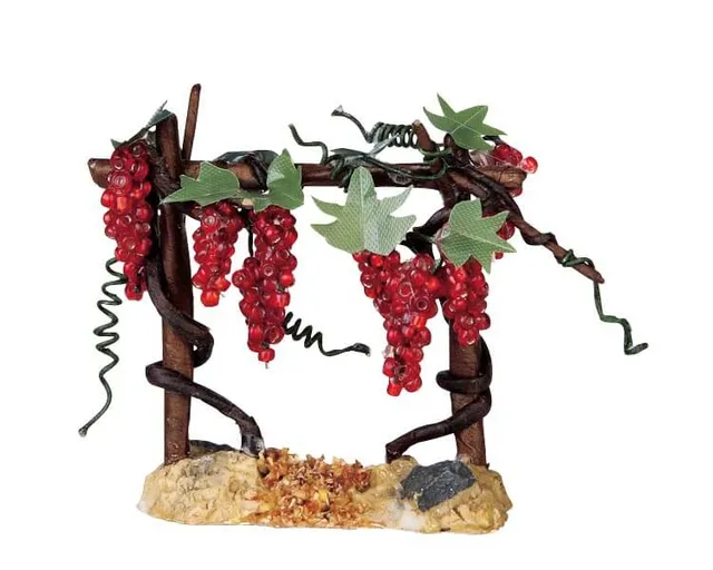 lemax-valley-vineyard-ruby-grapes-accessoire-miniature-vignoble image 1
