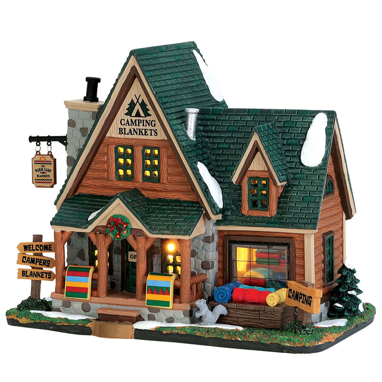 lemax-the-warm-camp-sc-ne-bivouac-miniature-lumineux image 1