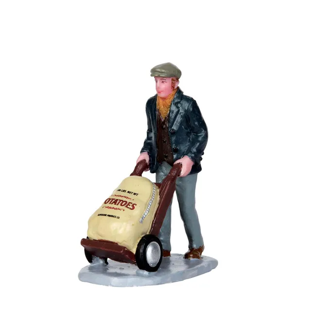 lemax-market-worker-figurine-miniature-caddington image 1