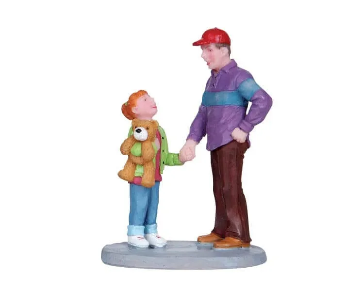 lemax-father-daughter-day-figurine-miniature-famille-no-l image 1