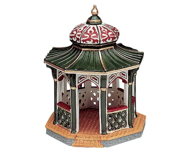 lemax-victorian-gazebo-kiosque-victorien-miniature-lumineux image 1