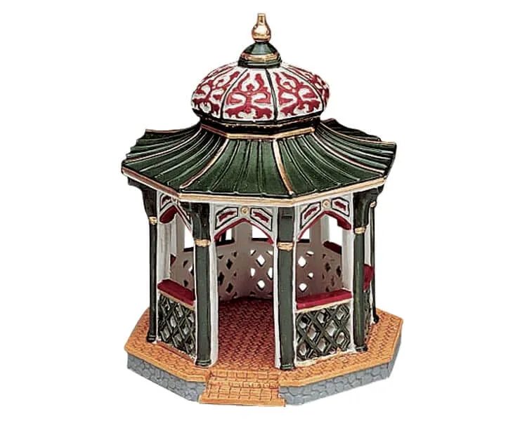 lemax-victorian-gazebo-kiosque-victorien-miniature-lumineux image 1