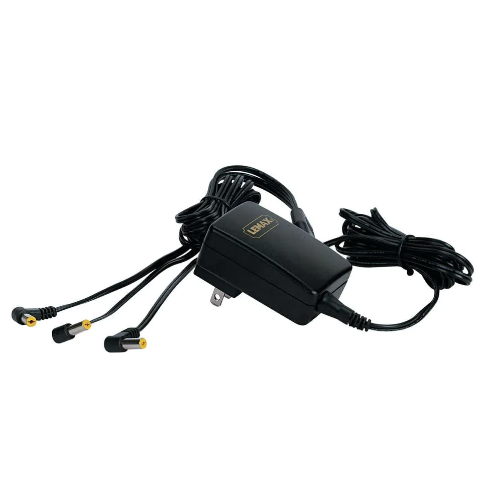 lemax-adaptateur-4-5v-3-sorties-noir-prise-interchangeable image 1