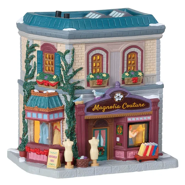 lemax-magnolia-couture-boutique-miniature-village-de-no-l image 1