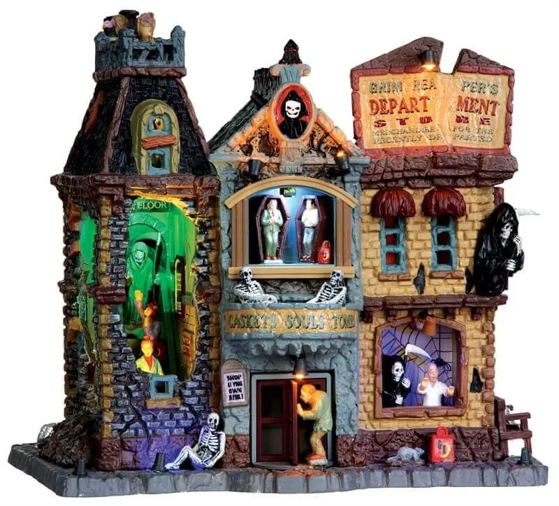 lemax-grim-reaper-s-department-store-b-timent-anim-spooky-town image 1
