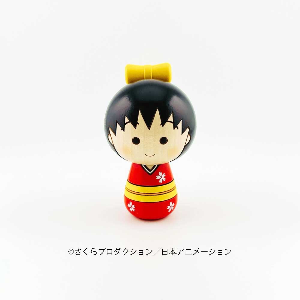 usaburo-kokeshi-chibi-maruko-chan-maruko-poup-e-kokeshi-officielle image 1