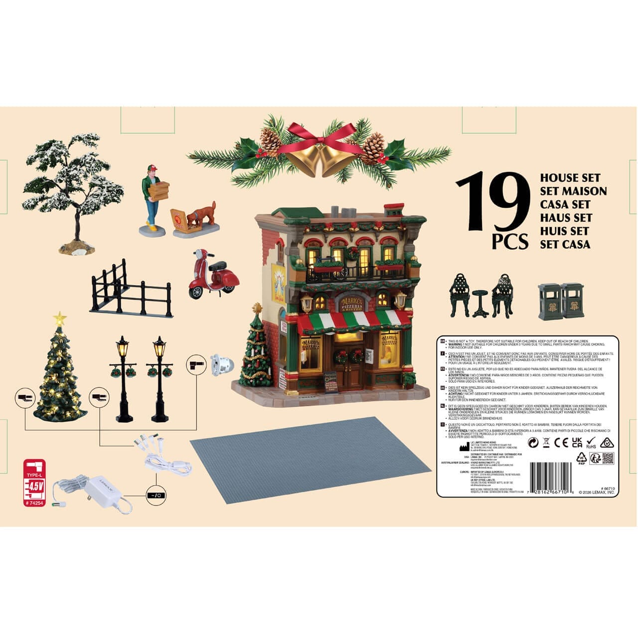 lemax-mario-s-pizzeria-bistro-set-maison-de-village-caddington image 3