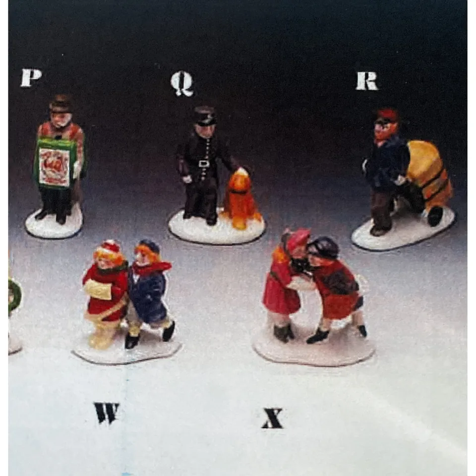 lemax-kissing-children-figurine-miniature-enfants-de-no-l image 1