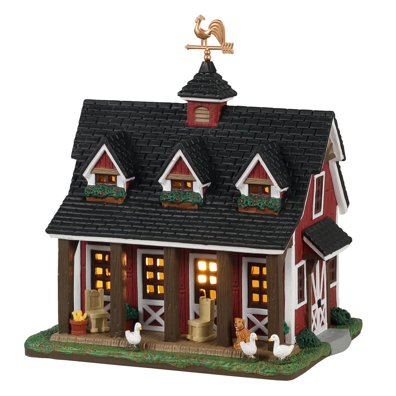 lemax-our-barn-our-home-grange-miniature-lumineuse-no-l image 1