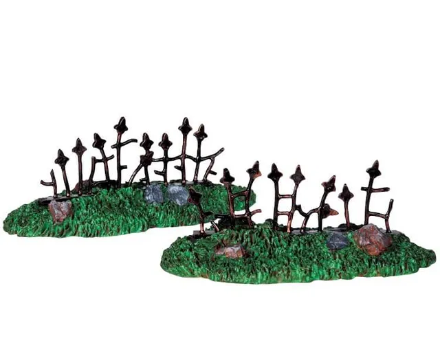 lemax-rusty-old-fence-accessoire-cl-ture-rouill-e-spooky-town image 1