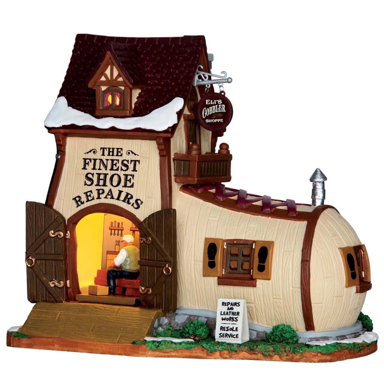 lemax-eli-s-cobbler-shoppe-b-timent-de-village-miniature-illumin image 1
