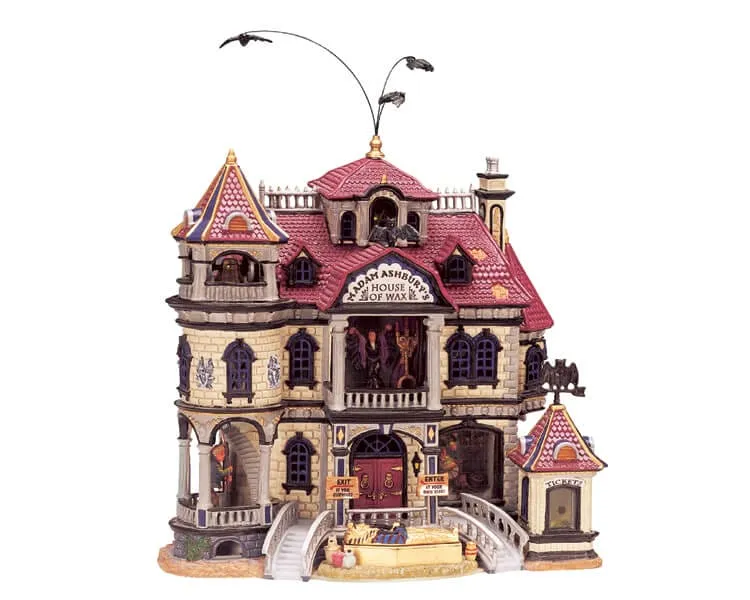 lemax-madam-ashbury-s-house-of-wax-maison-miniature-spooky-town image 1