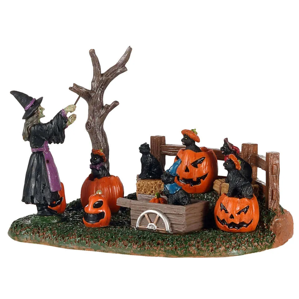 lemax-frightful-feline-choir-figurine-miniature-ch-ur-de-chats-halloween image 1