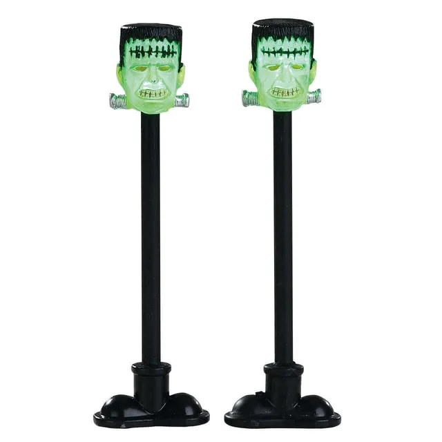 lemax-frankenstein-lamp-post-r-verb-re-miniature-spooky-town image 1