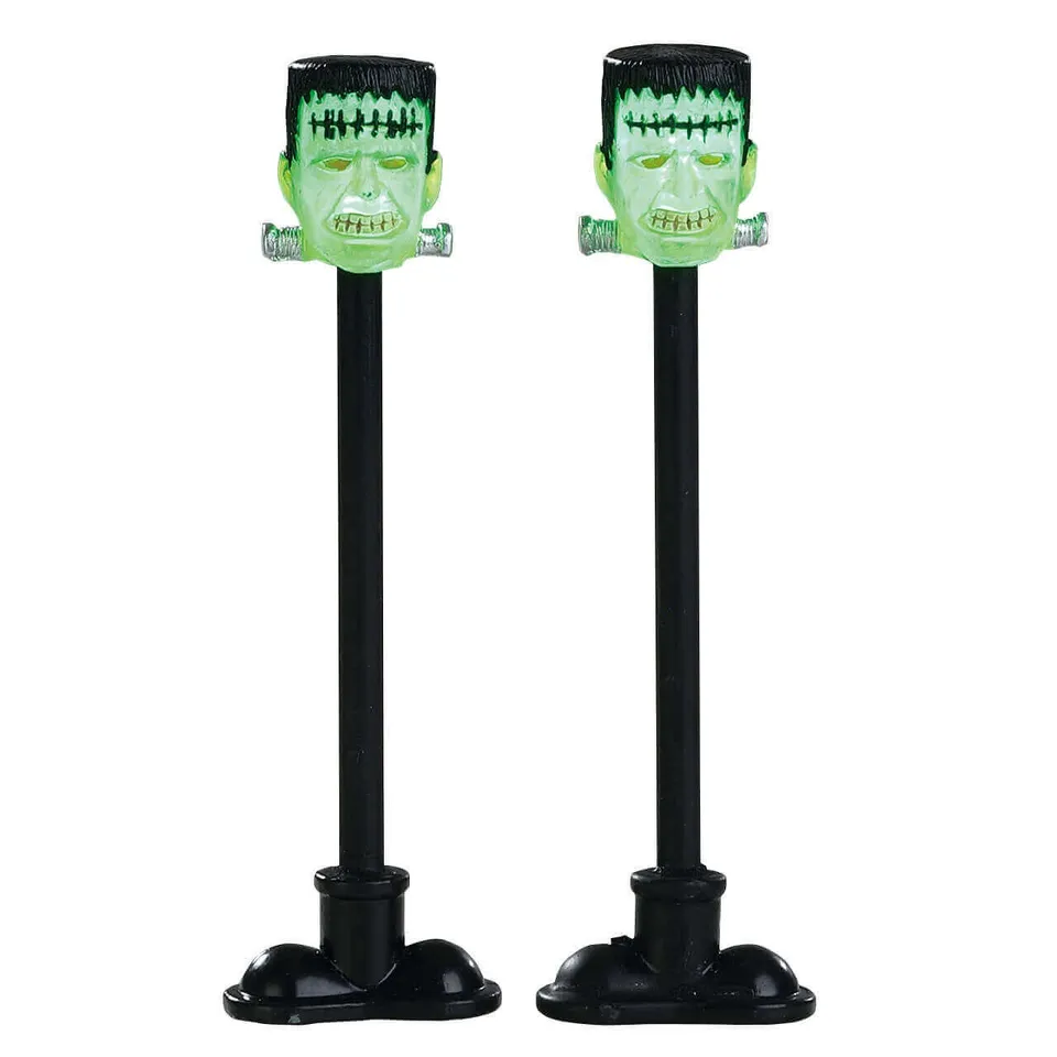 lemax-frankenstein-lamp-post-r-verb-re-miniature-spooky-town image 1