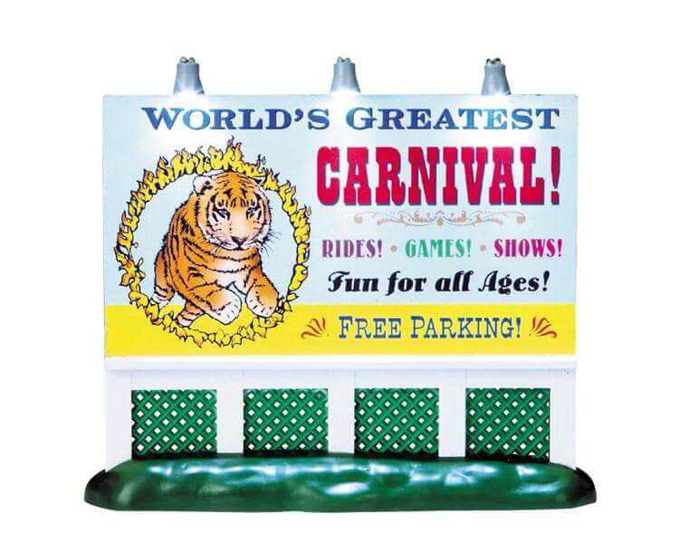 lemax-carnival-billboard-panneau-miniature-f-te-foraine image 1