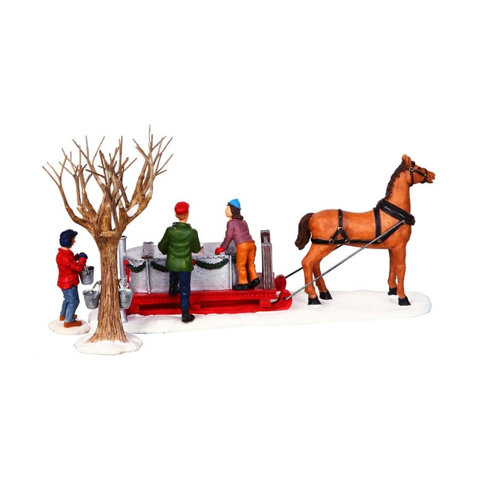 lemax-maple-syrup-sled-set-of-3-tra-neaux-sirop-d-rable image 3
