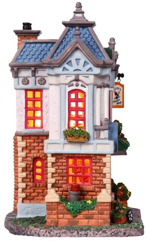 lemax-ellen-s-flower-shop-fleuriste-miniature-lumineux image 3