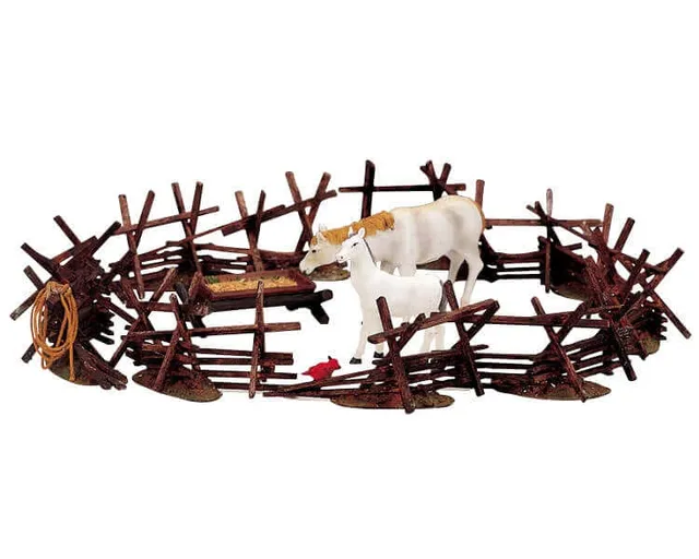 lemax-split-rail-fence-cl-ture-miniature-pour-village image 1
