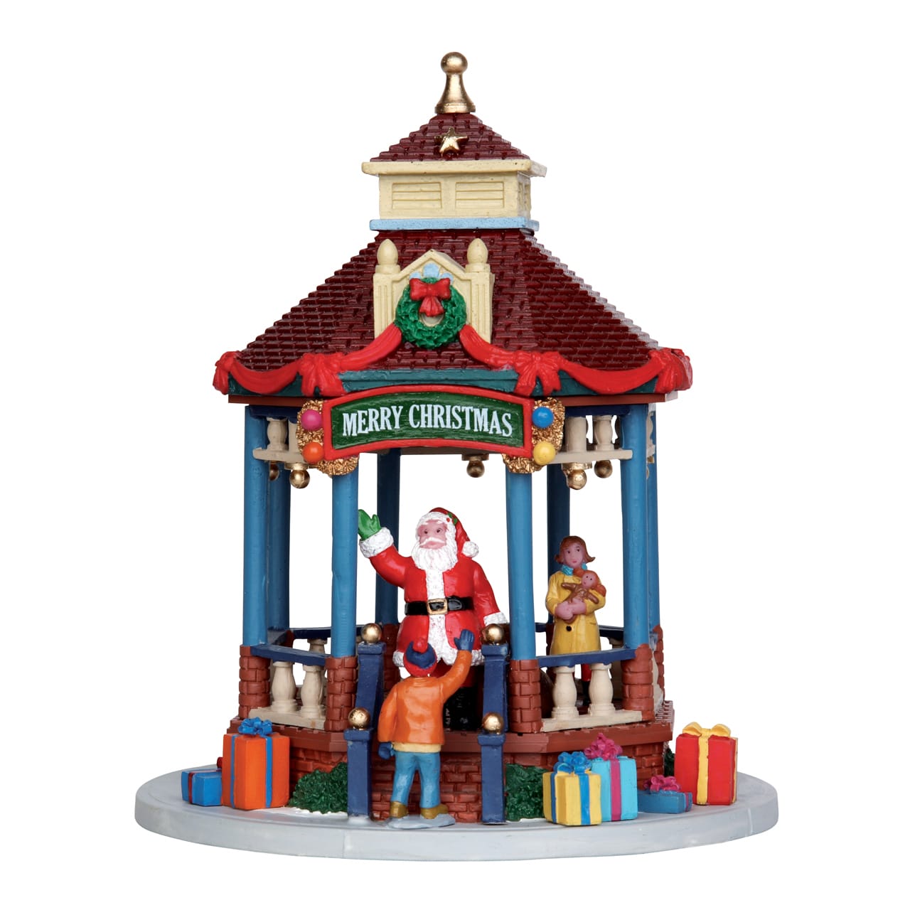 lemax-holly-grove-gazebo-kiosque-miniature-illumin image 1