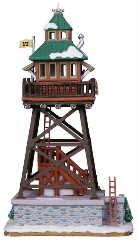 lemax-grizzly-peak-lookout-tower-tour-de-guet-miniature image 3