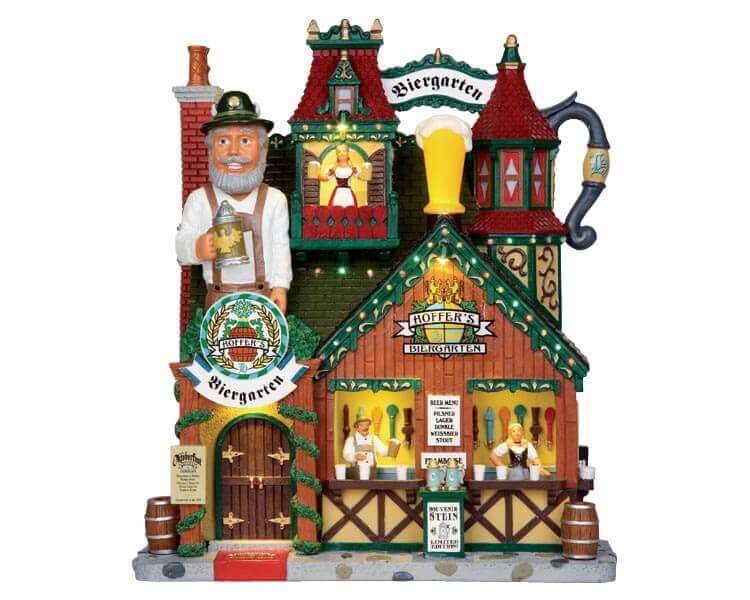 lemax-hoffer-s-biergarten-b-timent-miniature-village image 1