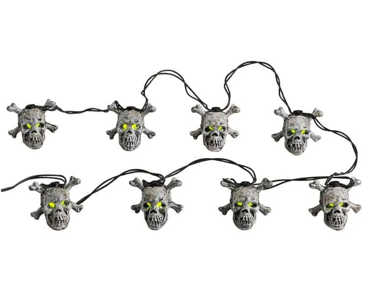 lemax-8-lighted-skull-string-guirlande-lumineuse-8-cr-nes-halloween image 1