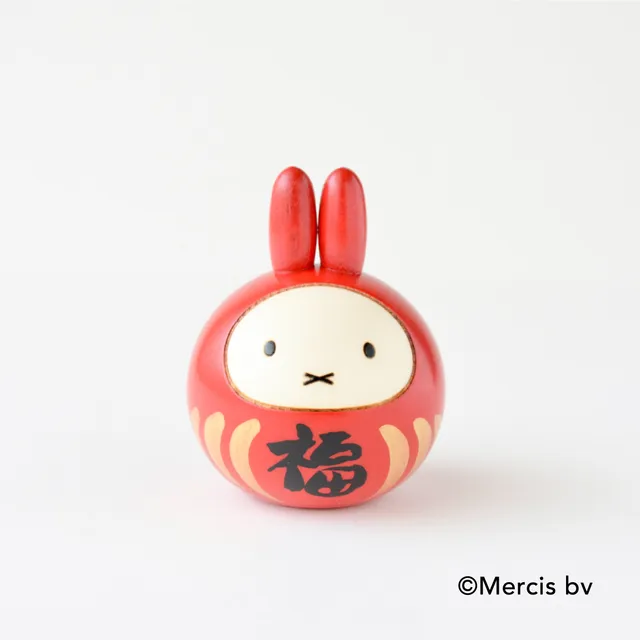 usaburo-kokeshi-miffy-fuku-daruma-figurine-yura-koro-7-cm image 1