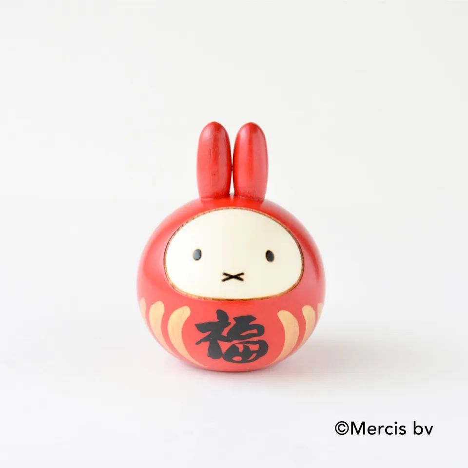 usaburo-kokeshi-miffy-fuku-daruma-figurine-yura-koro-7-cm image 1