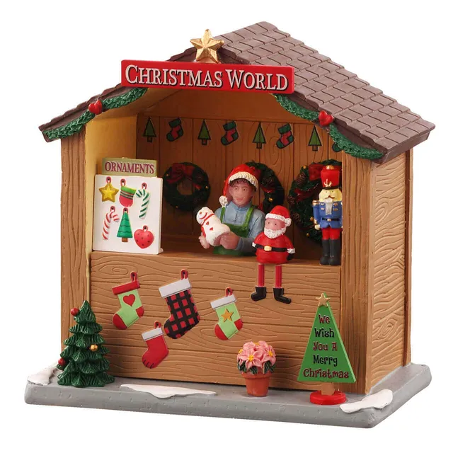 lemax-christmas-world-booth-miniature-boutique-cadeaux-caddington image 1