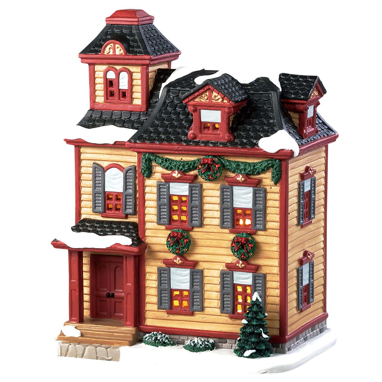 lemax-davidson-residence-maison-miniature-illumin-e image 1