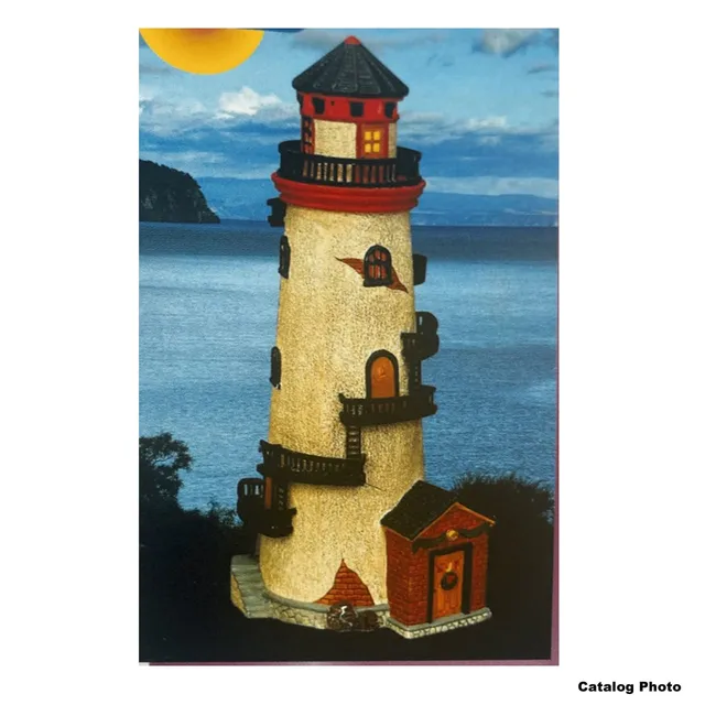 lemax-cape-anne-lighthouse-phare-miniature-de-collection image 1