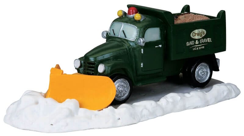 lemax-snowplow-chasse-neige-miniature-de-collection image 1