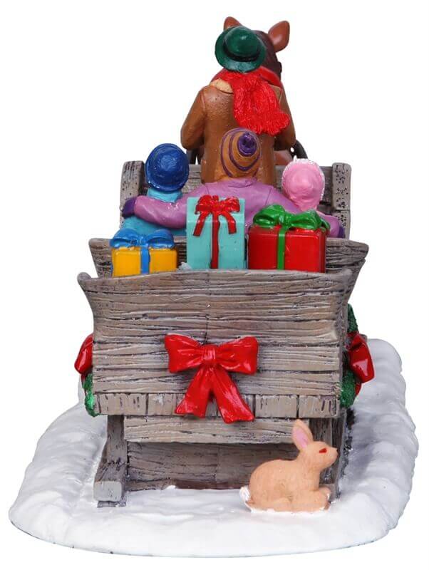 lemax-sleigh-ride-figurine-tra-neau-miniature-hiver image 3