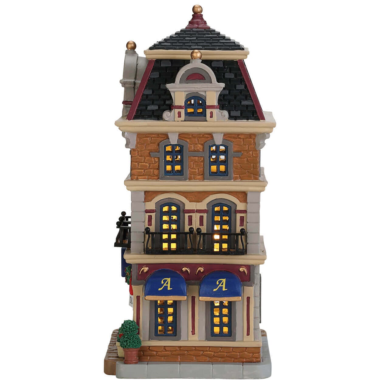 lemax-argyle-hotel-h-tel-miniature-de-village-de-collection image 2