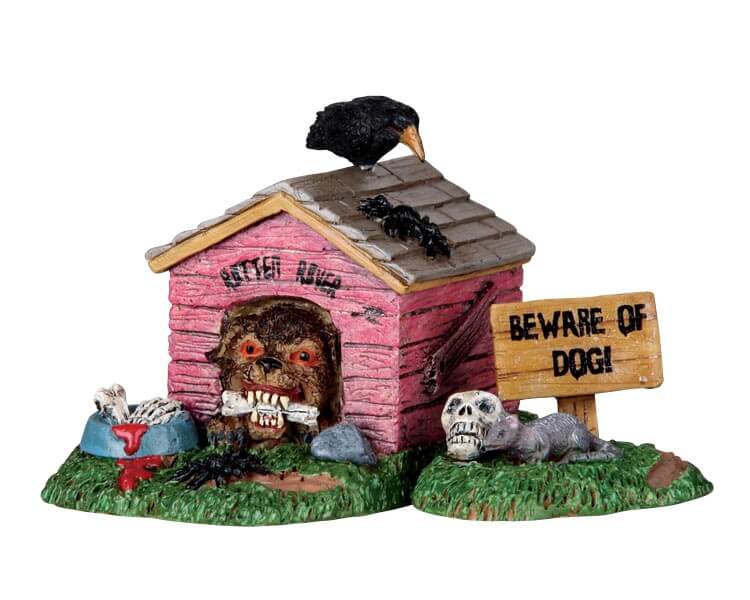 lemax-rotten-rover-figurine-chien-spooky-town-halloween image 1