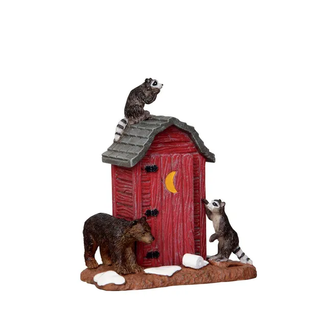 lemax-outhouse-marauders-figurine-vail-village image 1