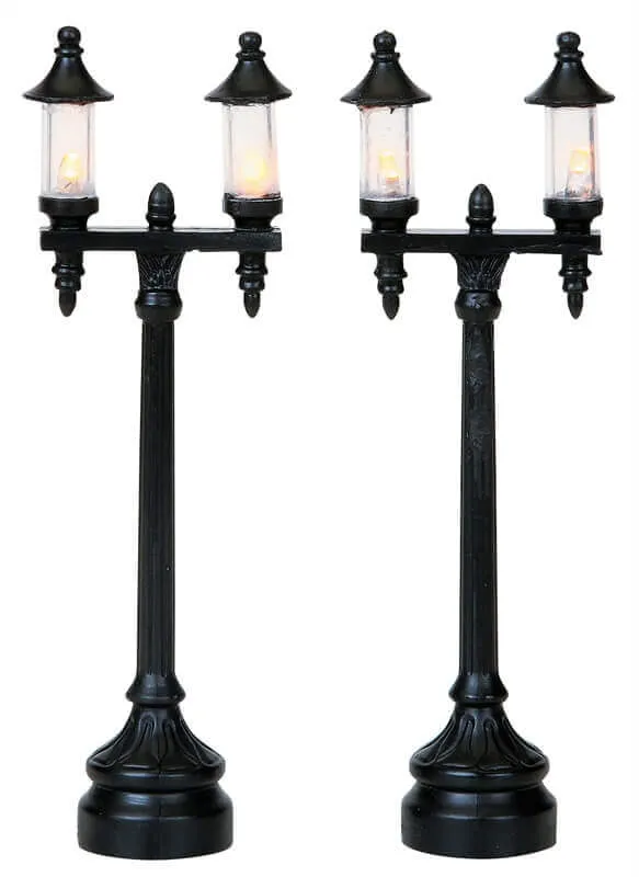 lemax-olde-town-street-lamp-accessoire-miniature-lampadaire-de-rue image 1