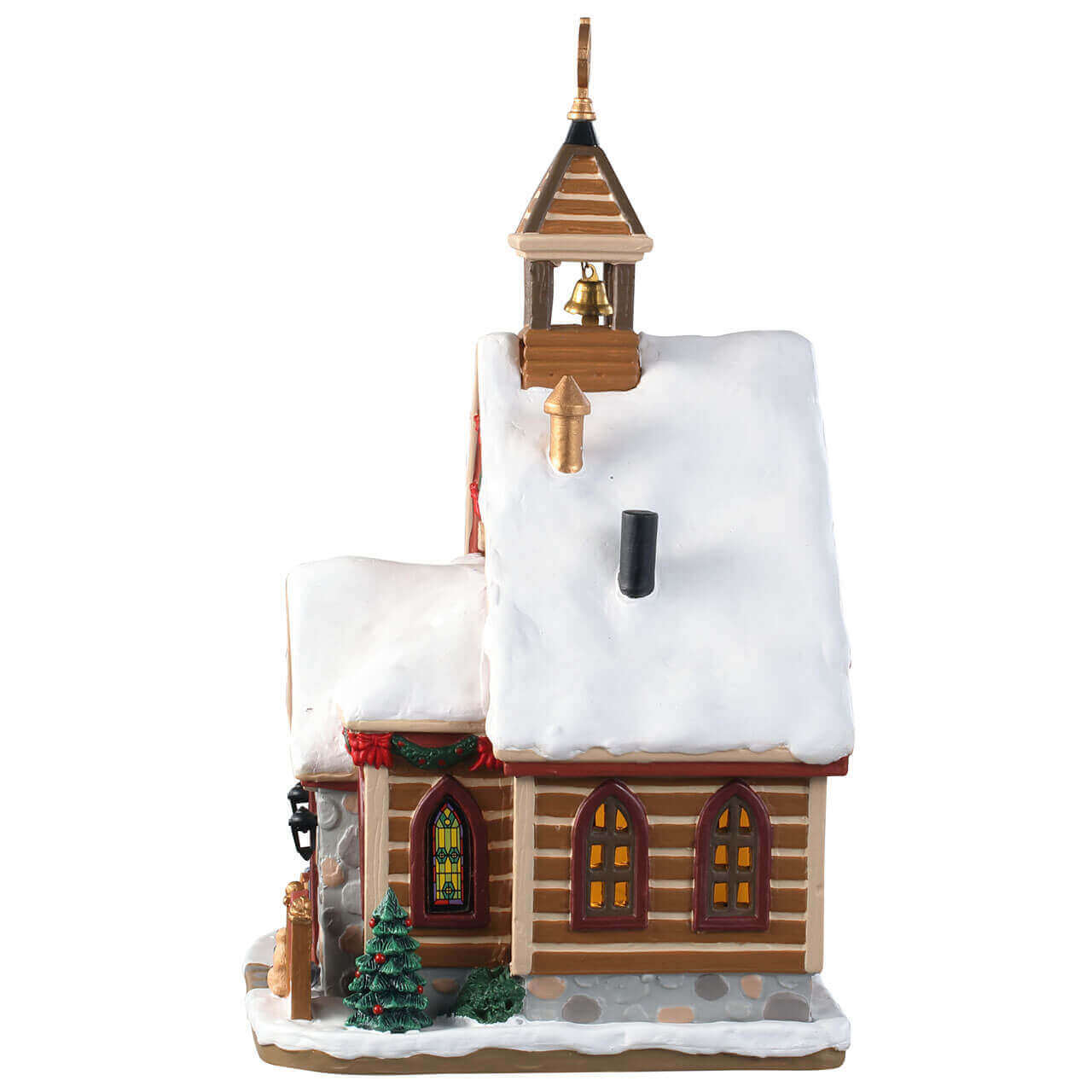lemax-pinewood-springs-chapel-chapelle-miniature-lumineuse image 2