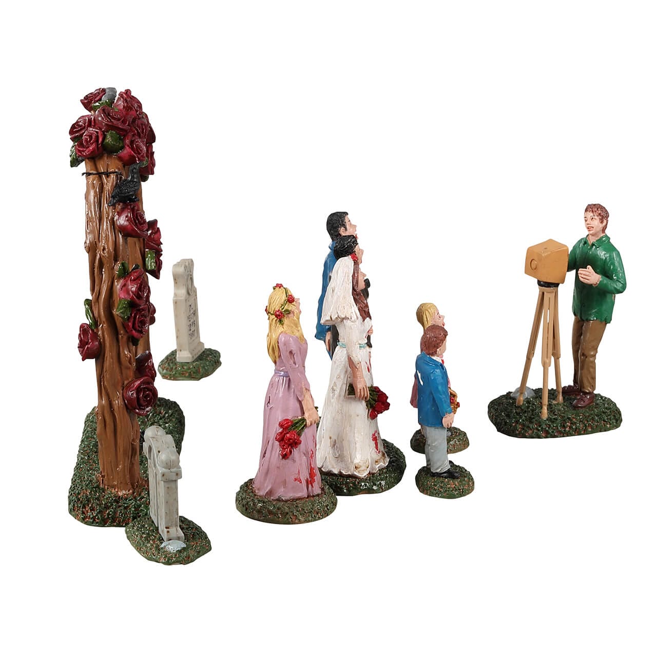 lemax-zombie-wedding-party-figurine-spooky-town image 2