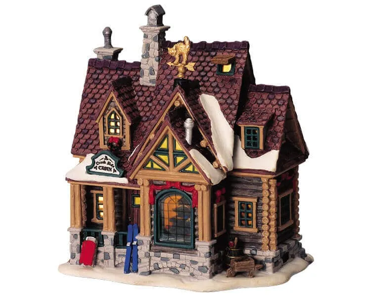 lemax-creek-side-cabin-miniature-cabane-au-bord-du-ruisseau image 1