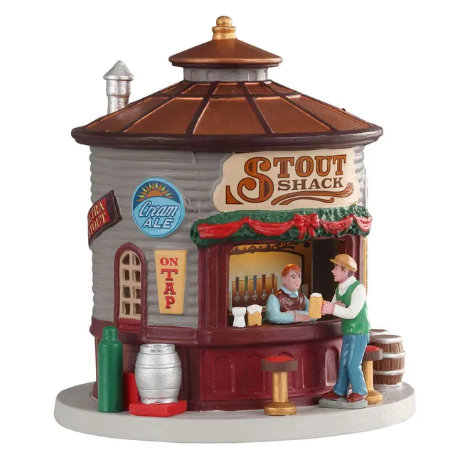 lemax-the-stout-shack-b-timent-miniature-taverne-de-no-l image 1
