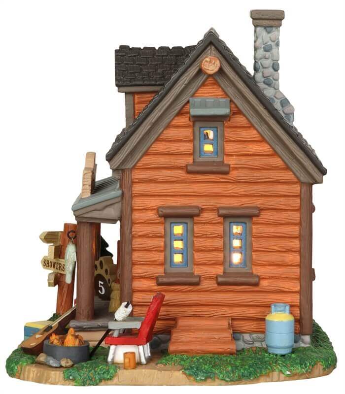 lemax-5-hawk-cabin-cabane-miniature-de-village image 3